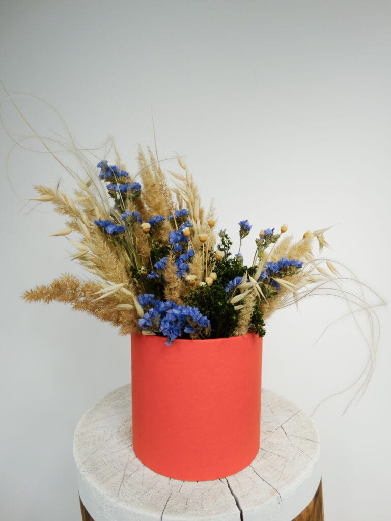 Aranjament floral flori uscate