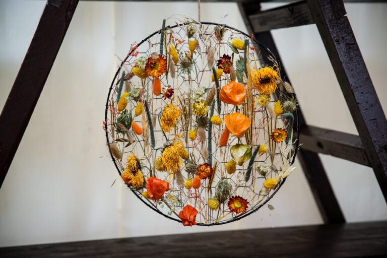 Decor floral perete